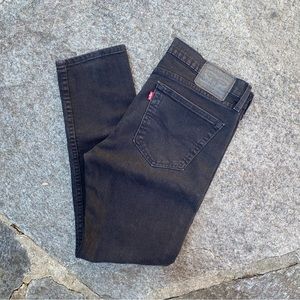 Levis 510 Skinny Fit Flex 33x30” Black Knight